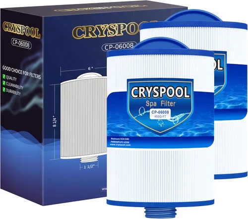 Cryspool® 06008 Filtro compatible con 6CH-940, PWW50P3 (no PWW50P4), FC-0359, filtro de bañera de hidromasaje Viking Spa, cartucho de filtro de spa