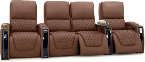 Miniatura 93 de Seatcraft Apex Zero-Gravity CoolZero - Asiento de cine en casa de cuero italiano, reposacabezas eléctrico, lumbar eléctrico, reclinable eléctrico