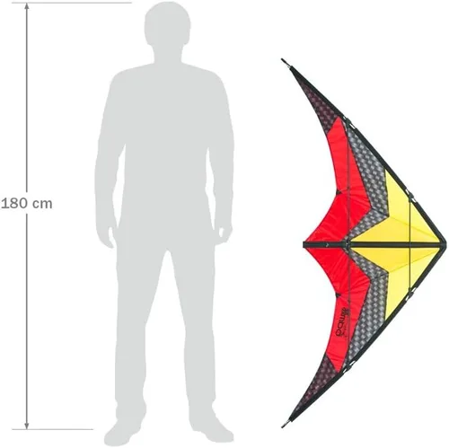 Miniatura 2 de HQ Kites and Designs 112380 Limbo II Kite, Lava