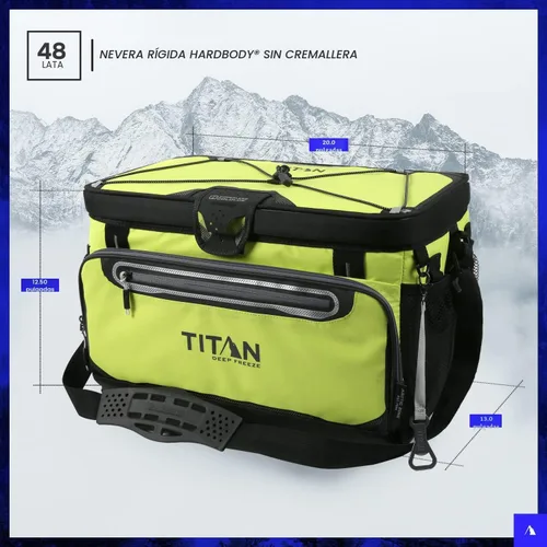 Miniatura 5 de Titan by Arctic Zone Deep Freeze Cooler - Enfriador de cuerpo duro sin cremallera, aislamiento de congelación profunda, forro de cuerpo duro