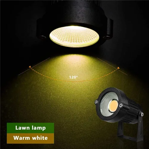 Miniatura 2 de Z Luces LED para paisaje, 5 W, para caminos al aire libre, jardín y patio, reflector de jardín impermeable IP65, foco al aire libre con estaca