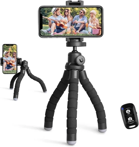 Miniatura 5 de UBeesize Anillo de luz para selfie de 12" con trípode Pro S para teléfono