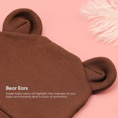 Miniatura 6 de DRESHOW BQUBO - Gorro unisex para bebé, paquete de 8 unidades, gorro de punto suave y lindo para bebé