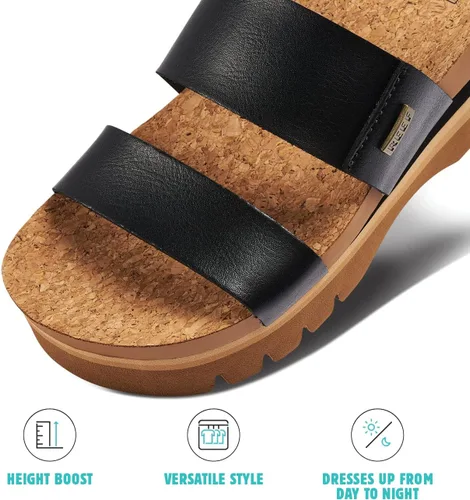 Miniatura 4 de REEF Cushion Vista Higher - Sandalias de plataforma para mujer, soporte de arco, plantilla acolchada ultra suave