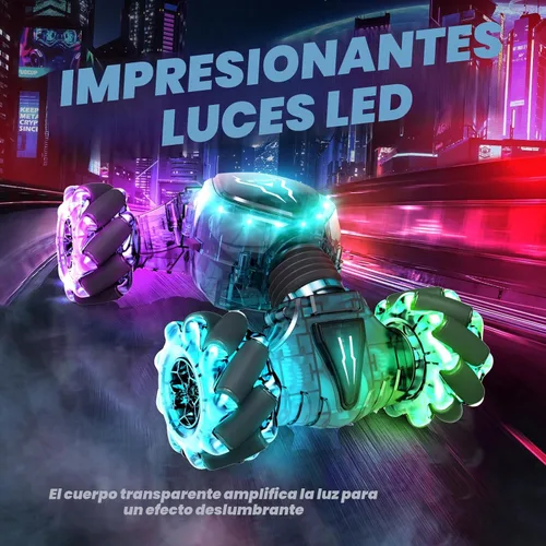 Miniatura 3 de Tecnock Coche de Control Remoto para Niños Niñas, 2.4GHz 4WD RC Coche de Acrobacias con Detección de Gestos - Coches RC con Control de Mano de Doble