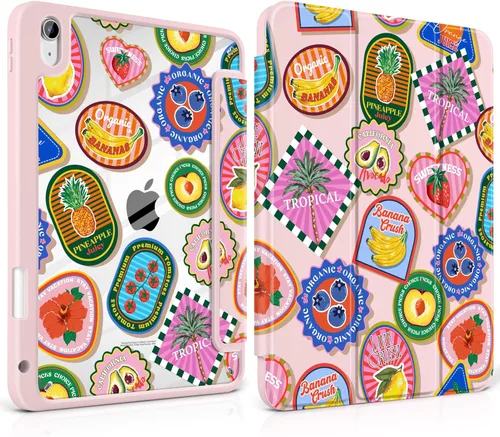 Miniatura 22 de MEEgoodo Funda para iPad Air de 11 pulgadas M3 2025 / M2 2024, para iPad Air de 5ª y 4ª generación de 10.9 pulgadas 2022/2020, funda para tableta
