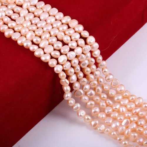 Perla natural, perlas cultivadas de agua dulce naturales, cuentas sueltas para hacer joyas, collares, pulseras para mujeres, 14 pulgadas, paquete de