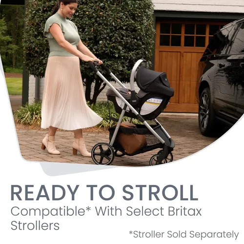 Miniatura 8 de Britax Willow SC - Asiento infantil para automóvil, asiento de automóvil orientado hacia atrás con base alpina, tecnología ClickTight, sistema