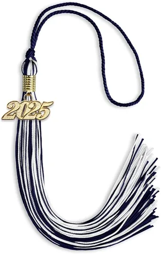 Miniatura 277 de Endea Graduation - Borla de doble color mixto con fecha dorada (negro/dorado antiguo, 2021)
