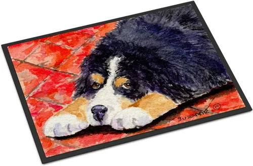 Miniatura 290 de Caroline's Treasures SS8220MAT - Felpudo afgano de 18 x 27 pulgadas, para interiores y exteriores, para entrada, antideslizante, lavable, de pelo