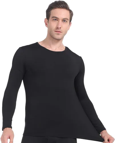 Miniatura 5 de MANCYFIT Camisas térmicas para hombre con forro polar y manga larga