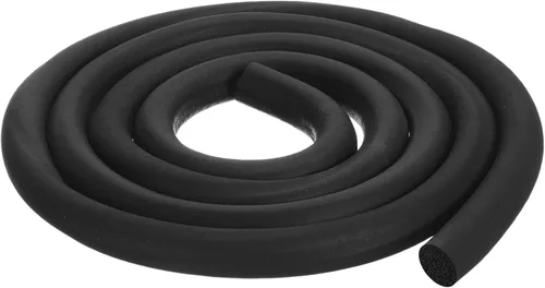 Miniatura 46 de uxcell Tira de sellado de goma de espuma, 0.197 in (13/64 pulgadas) de diámetro, 23.0 ft (22.96 pies) de caucho EPDM redondo largo para juntas