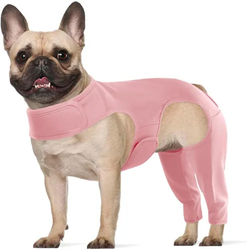 Miniatura 10 de ROZKITCH Manga para Pata Trasera de Perro para Pata Derecha e Izquierda, Protector de Codo Ajustable para Mascotas que Previene Lamer Heridas, Manga