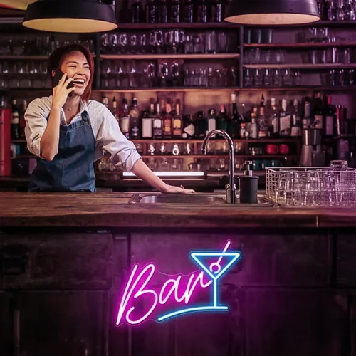 Miniatura 8 de Kavaas Letrero de Neón para Bar Casero, Letrero LED de Bar para Man Cave Pub Cócteles Fiesta - Los Mejores Regalos para Esposo, Padre, Cumpleaños