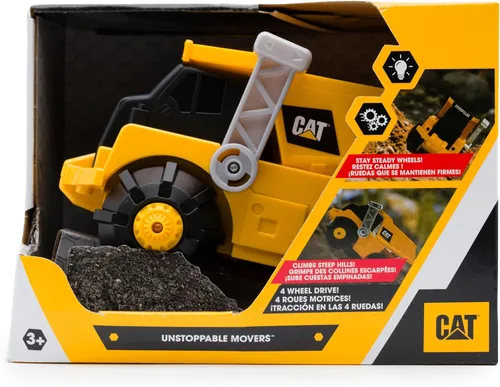 Miniatura 5 de Cat Juguetes de construcción, camión volquete imparable, luces y sonidos realistas, tecnología de accionamiento de movimiento, funciones de trabajo