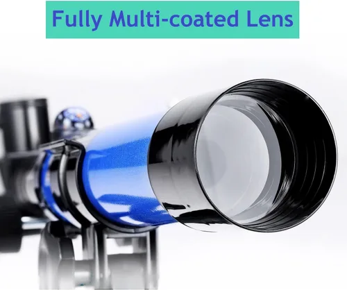 Miniatura 3 de Telescopio para niños 400x40mm con trípode y buscador de alcance, telescopio portátil para niños y principiantes, telescopio de viaje con 3 oculares