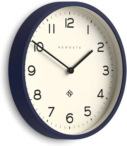 Miniatura 11 de NEWGATE Reloj de pared con número cuatro eco, reloj redondo moderno, 11.8 in, naranja, números fáciles de leer, ideal para cocina, sala de estar u