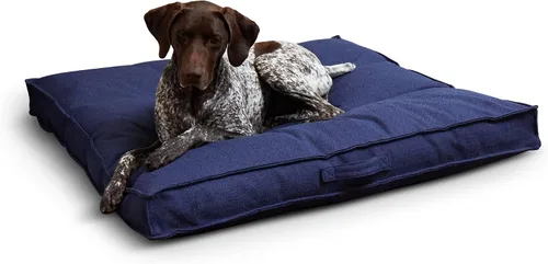 Miniatura 15 de Happy Hounds Milo - Cama cuadrada copetuda para perro, cemento, pequeña (24 x 24 pulgadas), 24.0 pulgadas de largo x 24.0 pulgadas de ancho x 5.0