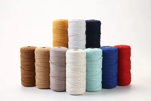 Miniatura 6 de Cuerda de macramé de algodón de 3 mm x 109 yardas, suministros de macramé de color natural, cuerda de algodón suave para colgar plantas, colgante