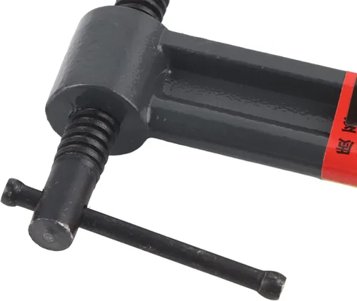 Miniatura 8 de Abrazadera en U de garganta profunda resistente, abrazadera C de alcance profundo de acero, abrazadera versátil con mango en T para freno