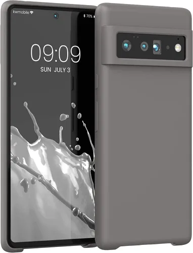 Miniatura 111 de kwmobile Funda Compatible con Google Pixel 6 Pro - Funda de Teléfono de Silicona TPU con Acabado Suave - Azul Caribe