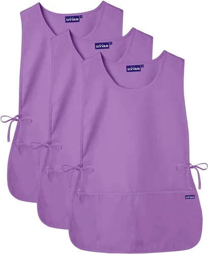 Sivvan Delantal unisex - Delantal Cobbler Paquete de 3 Lavanda