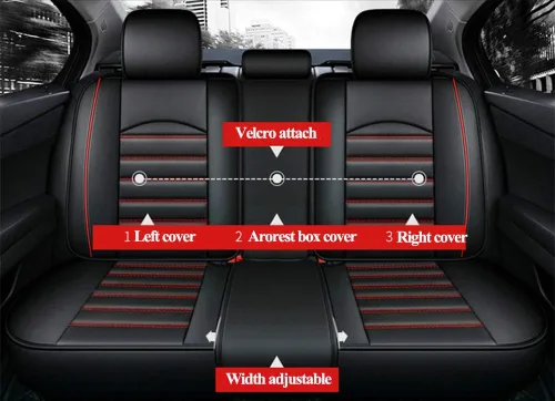 Miniatura 4 de WillMaxMat - Funda universal de asiento delantero y trasero de automóvil, para Mercedes
