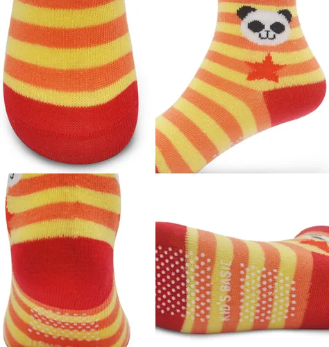 Miniatura 7 de 12 pares de calcetines antideslizantes para niños de 1-33-55-7 años