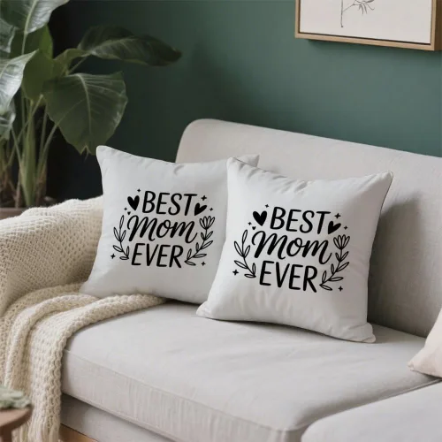 Miniatura 7 de Moms Valentines Day Gifts Accent Pillow Covers 16X16 for Mom Birthday Best Mom Presents Mama Gift Mama Bear Gifts Velvet Pillow Case Indoor Home