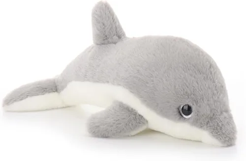 Miniatura 5 de Apricot Lamb Juguetes de peluche del océano, delfín gris, animal marino, suave, perfecto para niñas y niños (delfín gris, 12 pulgadas)
