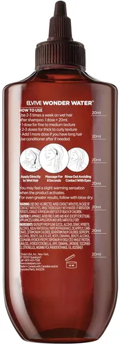 Miniatura 5 de L'Oreal Paris Elvive 8 Second Wonder Water Lamelar, enjuaga tratamiento hidratante para cabello sedoso y brillante, 6.8 onzas líquidas