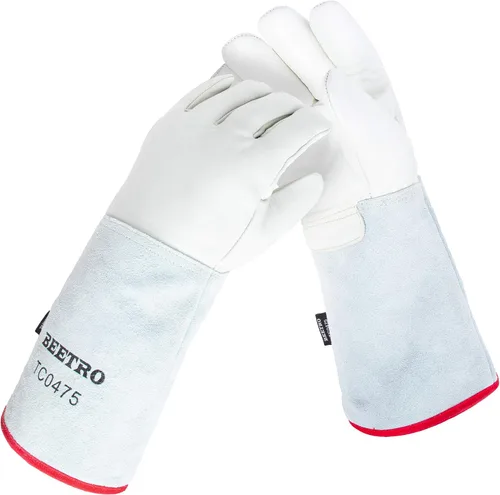 Miniatura 11 de BEETRO - Guantes anticongelantes de -292℉/-180℃ o superior para manejo de hielo seco, nitrógeno líquido, esponja e interior de algodón