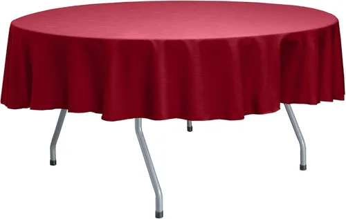 Miniatura 27 de ULTIMATE TEXTILE Mantel redondo reversible Shantung Satin Majestic de 72 pulgadas, color verde salvia