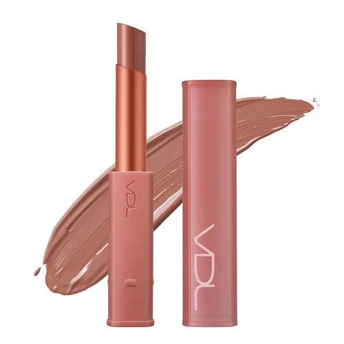 Miniatura 8 de VDL Lip Stain Comfort Slip Lipstick 13, Cafe Romano, lápiz labial ligero, mate y suave para una comodidad sin esfuerzo. Color de labios vibrante
