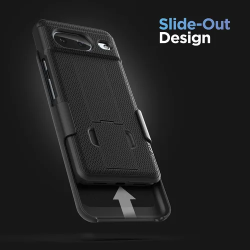 Miniatura 6 de Encased Funda para cinturón compatible con Pixel 8 con clip de funda y soporte (8)