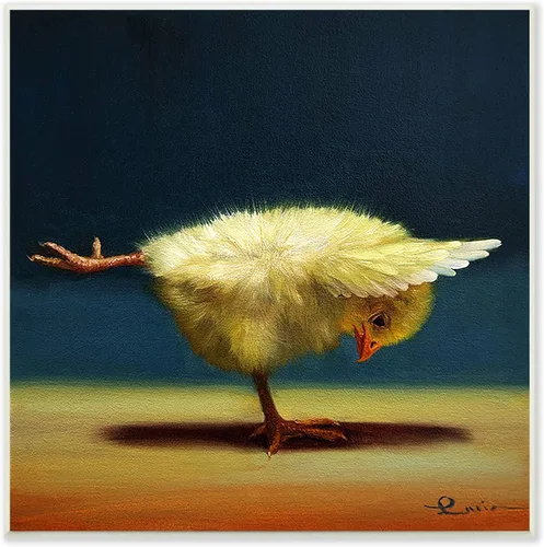 Miniatura 13 de Stupell Industries Yoga Chicks - Placa de pared divertida con diseño de animales de Lucia Heffernan, 12 x 12 pulgadas, color amarillo Chicas De Yoga