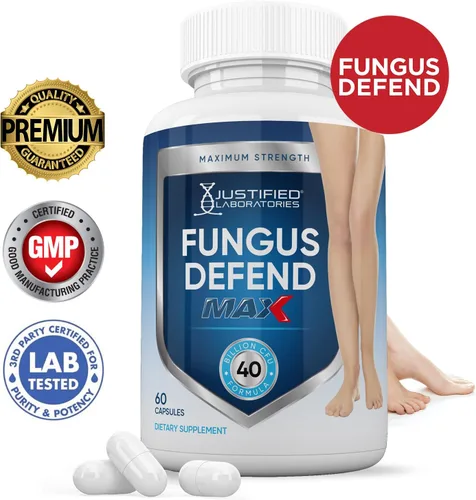 Miniatura 2 de Justified Laboratories (3 unidades) Fungus Defender Max Pills 40 mil millones UFC probiótico 180 cápsulas