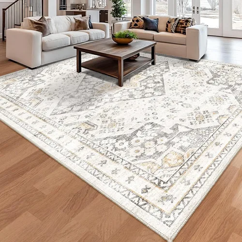 Miniatura 16 de Tapetes de 5x7, lavables a máquina, para sala de estar, tapete antideslizante grande para dormitorio, cocina, entrada, baño, oficina