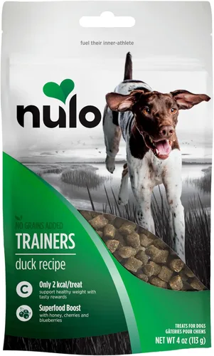 Miniatura 14 de Nulo Trainers - Golosinas de entrenamiento saludables para perros y cachorros, sin granos, sin granos, bajas en calorías, bolsa de 4 onzas, paquete