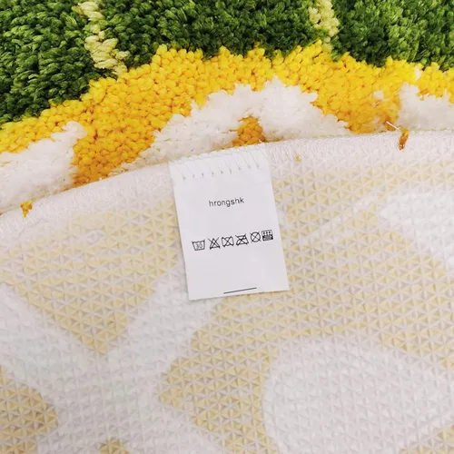 Miniatura 7 de Tapete antideslizante con diseño de piña, diseño de piña de dibujos animados, para decoración del hogar, sala de estar, dormitorio, baño, fruta