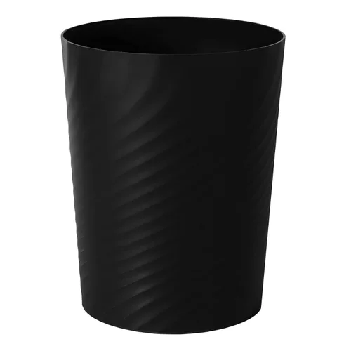 Miniatura 16 de UUJOLY Cubo de basura de plástico, cesta de basura para baños, cocinas, oficinas, habitaciones de niños, verde azulado Azul Oscuro