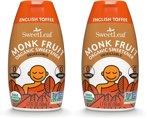 Miniatura 5 de SweetLeaf Liquid Monk Fruit Paquete Variado - Gotas Edulcorantes de Fruta de Monje, Extracto Orgánico de Fruta de Monje, Edulcorante Cero Calorías