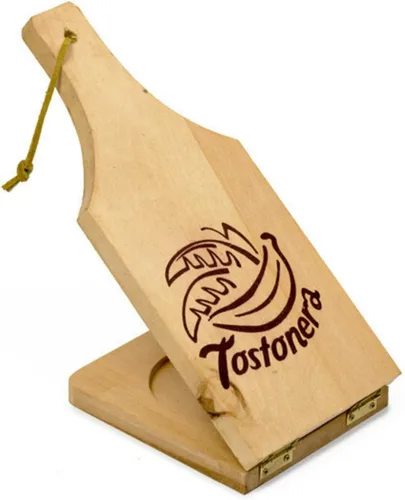 Miniatura 9 de IMUSA BAM-10007 Jumbo Tostonera, Natural - Pataconera de bambú, prensa de plátano, máquina para hacer tortillas y quesadillas, prensa de masa