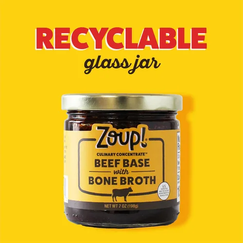 Miniatura 4 de Zoup! Bueno, realmente bueno concentrado culinario de caldo de hueso de res, paquete de 6, 7 onzas cada uno