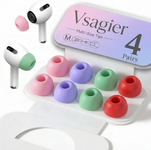 Miniatura 19 de Almohadillas de repuesto de espuma viscoelástica para AirPods Pro 1 y 2 Gen, puntas de auriculares ultra suaves con cancelación de ruido, ajuste