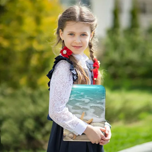 Miniatura 5 de Beach Shells - Carpeta impermeable para tarjetas intercambiables, 400 bolsillos, estuche de exhibición con fundas para tarjetas, juego