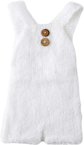 Miniatura 10 de Zeroest Accesorios de fotografía para bebé, traje de sesión de fotos para niño y niña, disfraz de ganchillo para recién nacido, ropa de punto
