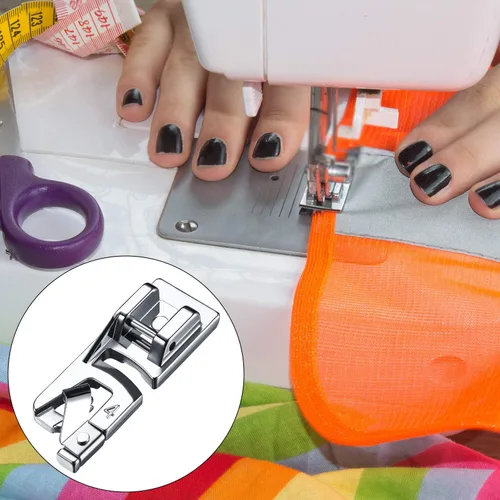 Miniatura 6 de Boao Juego de Prensatelas para Máquina de Coser de Dobladillo Enrollado Estrecho Adecuado para Máquinas de Coser Multifunción Domésticas