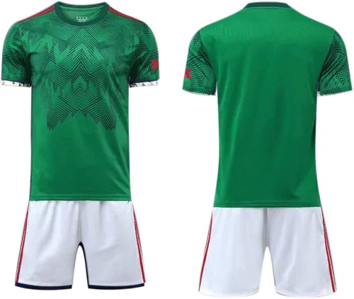 PAIRFORMANCE Uniformes de fútbol para niños camiseta deportiva de equipo y pantalones cortos para niños ropa deportiva unisex de 4 a 14 años