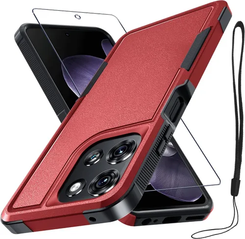 Miniatura 40 de Funda compatible con Moto G 5G 2024, cuerpo completo, resistente, resistente, a prueba de golpes, con correa de cordón, protector de pantalla